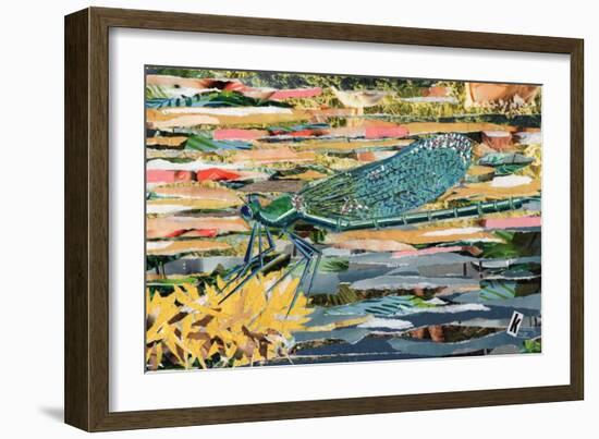 Green Dragonfly-Kirstie Adamson-Framed Giclee Print