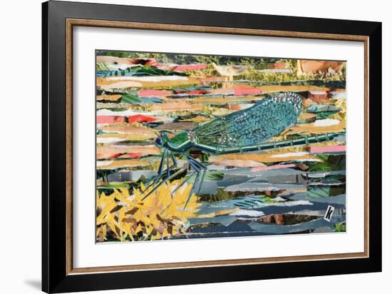 Green Dragonfly-Kirstie Adamson-Framed Giclee Print