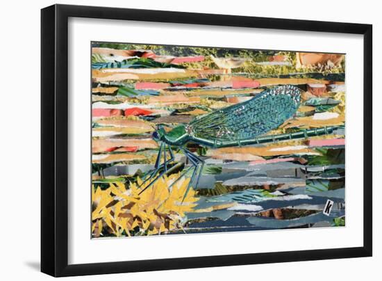 Green Dragonfly-Kirstie Adamson-Framed Giclee Print