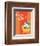 Green Eggs Would You Collection IV - Could You in a House? (orange)-Theodor (Dr. Seuss) Geisel-Framed Art Print