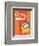 Green Eggs Would You Collection IV - Could You in a House? (orange)-Theodor (Dr. Seuss) Geisel-Framed Art Print