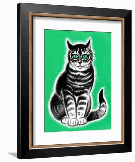 Green-Eyed Cat - Jack & Jill-Frank Dobias-Framed Giclee Print