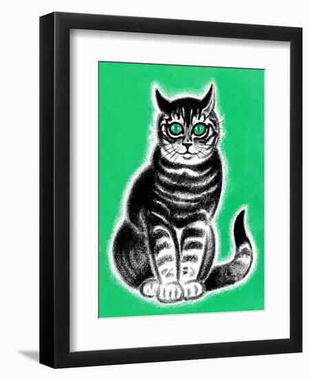 Green-Eyed Cat - Jack & Jill-Frank Dobias-Framed Giclee Print