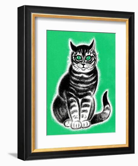 Green-Eyed Cat - Jack & Jill-Frank Dobias-Framed Giclee Print