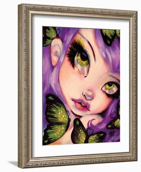 Green Eyed Violet-Natasha Wescoat-Framed Giclee Print