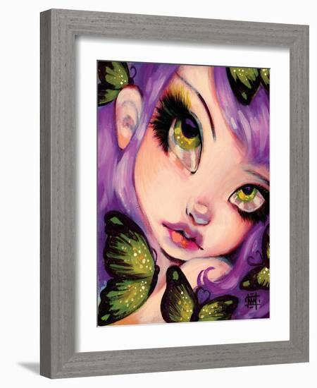 Green Eyed Violet-Natasha Wescoat-Framed Giclee Print