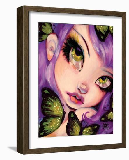 Green Eyed Violet-Natasha Wescoat-Framed Giclee Print