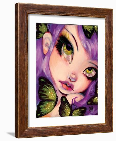 Green Eyed Violet-Natasha Wescoat-Framed Giclee Print