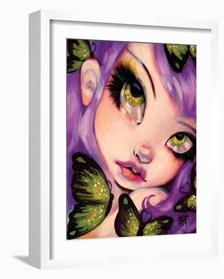 Green Eyed Violet-Natasha Wescoat-Framed Giclee Print