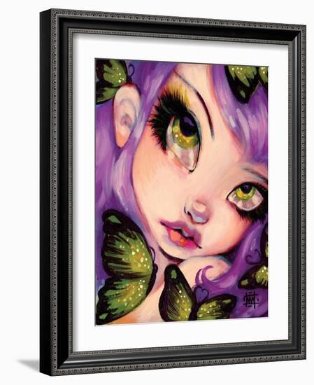 Green Eyed Violet-Natasha Wescoat-Framed Giclee Print