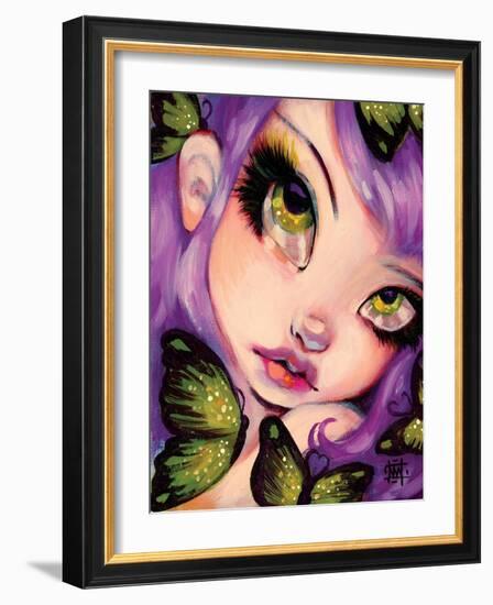 Green Eyed Violet-Natasha Wescoat-Framed Giclee Print