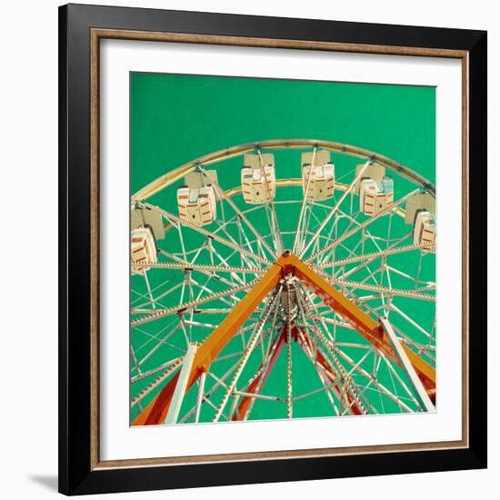 Green Ferris Wheel-Gail Peck-Framed Photographic Print