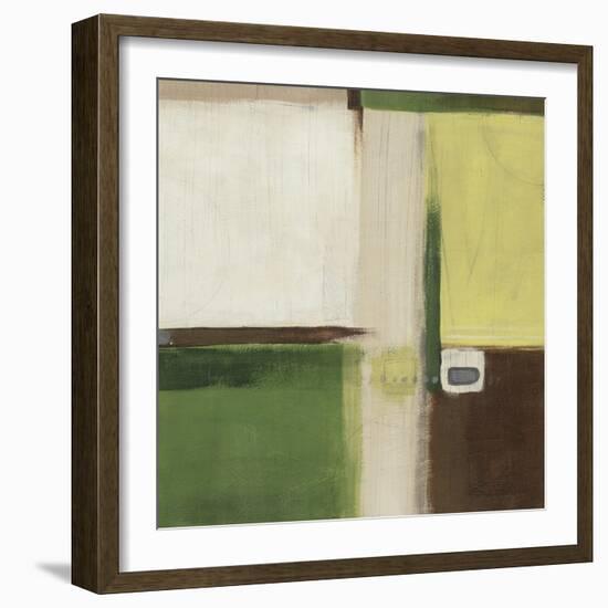 Green Field I-Erica J. Vess-Framed Art Print