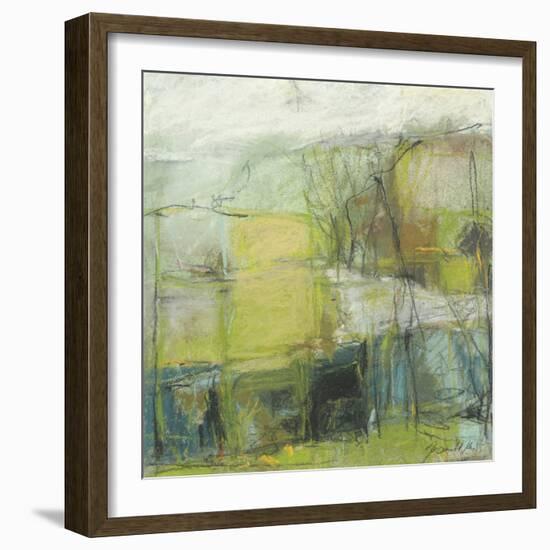 Green Fields at Ringdale-Jeannette Hayes-Framed Giclee Print