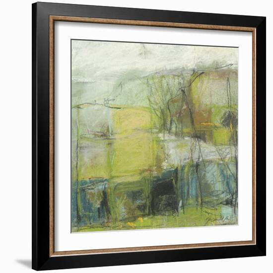 Green Fields at Ringdale-Jeannette Hayes-Framed Giclee Print