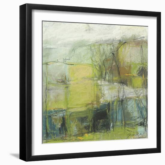 Green Fields at Ringdale-Jeannette Hayes-Framed Giclee Print