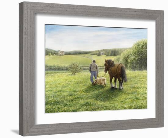 Green Fields of Home-Kevin Dodds-Framed Giclee Print