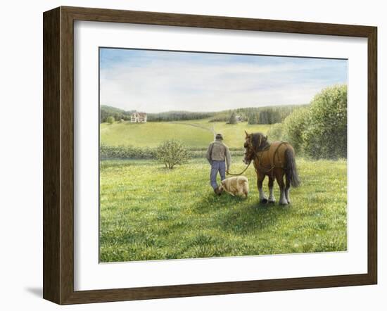 Green Fields of Home-Kevin Dodds-Framed Giclee Print