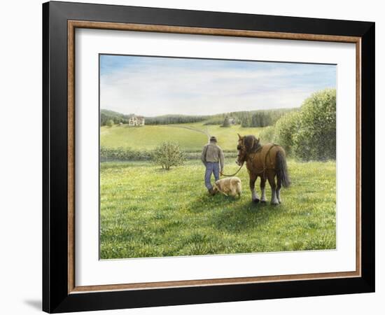 Green Fields of Home-Kevin Dodds-Framed Giclee Print