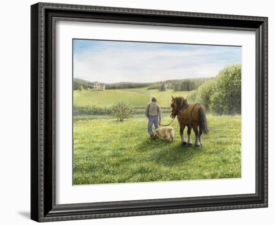 Green Fields of Home-Kevin Dodds-Framed Giclee Print