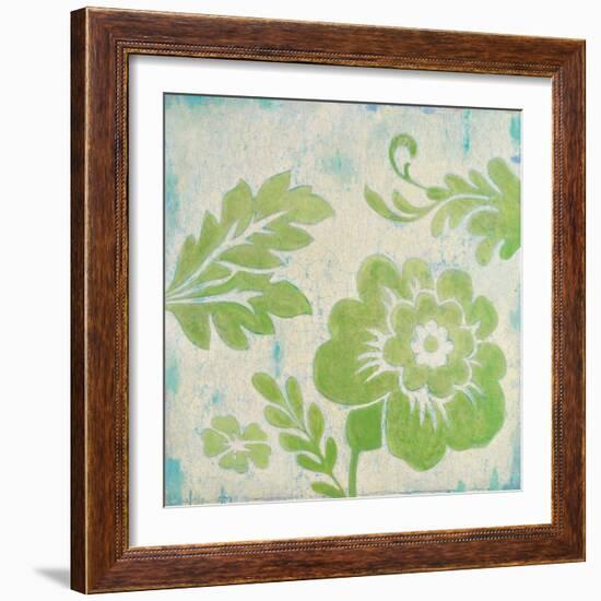 Green Floral-Hope Smith-Framed Art Print