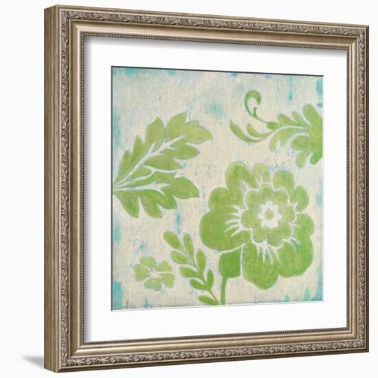 Green Floral-Hope Smith-Framed Art Print