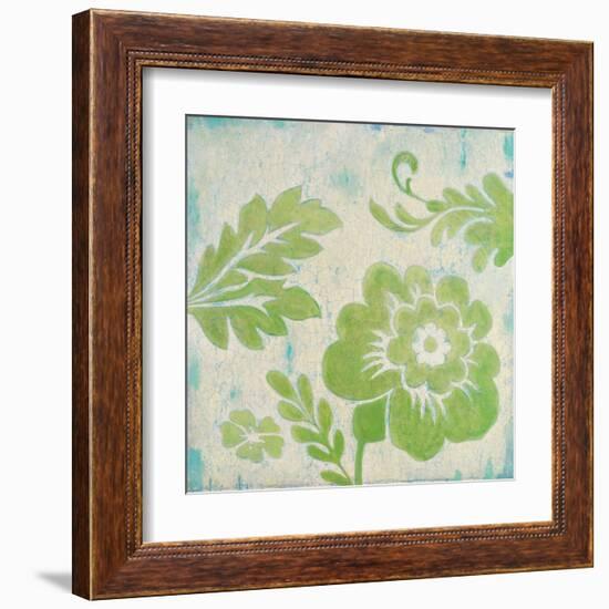 Green Floral-Hope Smith-Framed Art Print