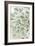 Green Flowerhead I-June Vess-Framed Art Print