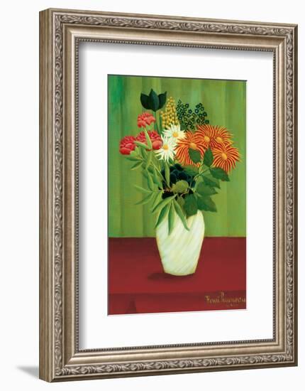 Green Flowers-Henri Rousseau-Framed Premium Giclee Print