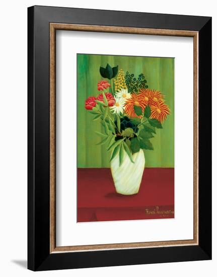 Green Flowers-Henri Rousseau-Framed Premium Giclee Print