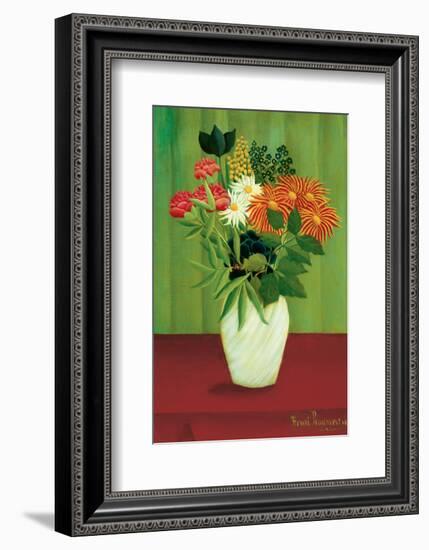 Green Flowers-Henri Rousseau-Framed Premium Giclee Print