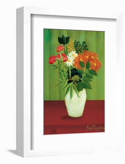 Green Flowers-Henri Rousseau-Framed Premium Giclee Print