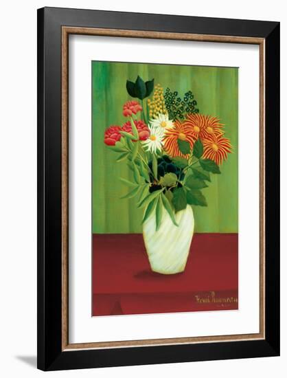 Green Flowers-Henri Rousseau-Framed Premium Giclee Print