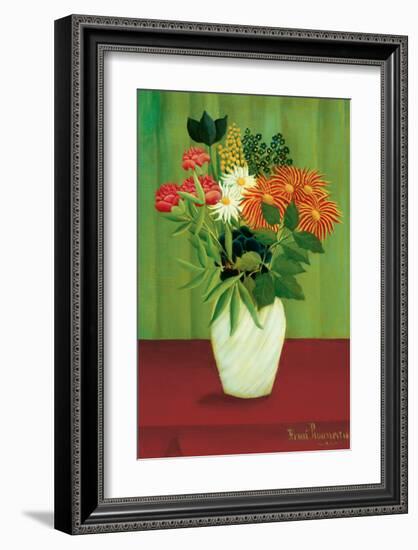 Green Flowers-Henri Rousseau-Framed Premium Giclee Print