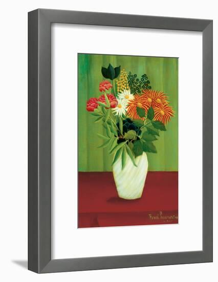 Green Flowers-Henri Rousseau-Framed Premium Giclee Print