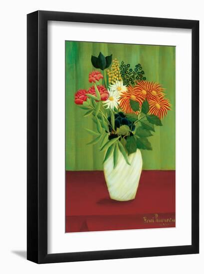 Green Flowers-Henri Rousseau-Framed Premium Giclee Print