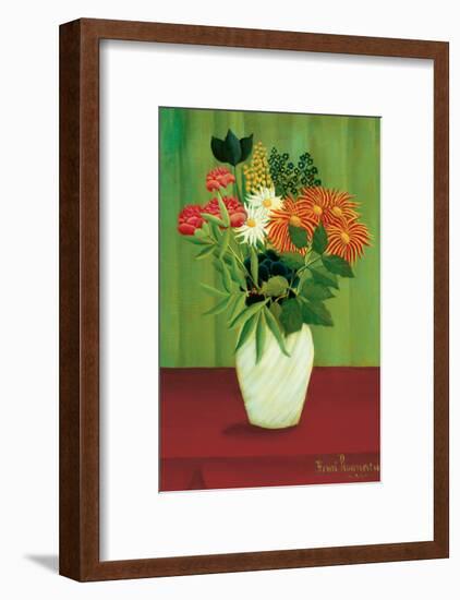 Green Flowers-Henri Rousseau-Framed Premium Giclee Print