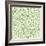 Green Freehand Flowers on Mint-Effie Zafiropoulou-Framed Giclee Print