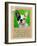 Green French Bulldog-Cathy Cute-Framed Giclee Print