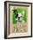 Green French Bulldog-Cathy Cute-Framed Giclee Print