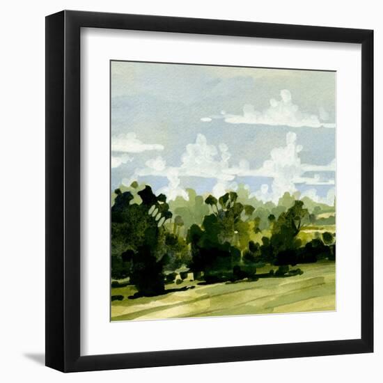 Green Gardens I-Emma Caroline-Framed Art Print