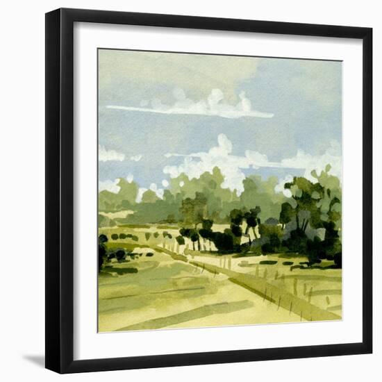 Green Gardens II-Emma Caroline-Framed Art Print