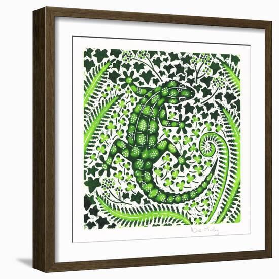 Green Gecko, 2002-Nat Morley-Framed Giclee Print