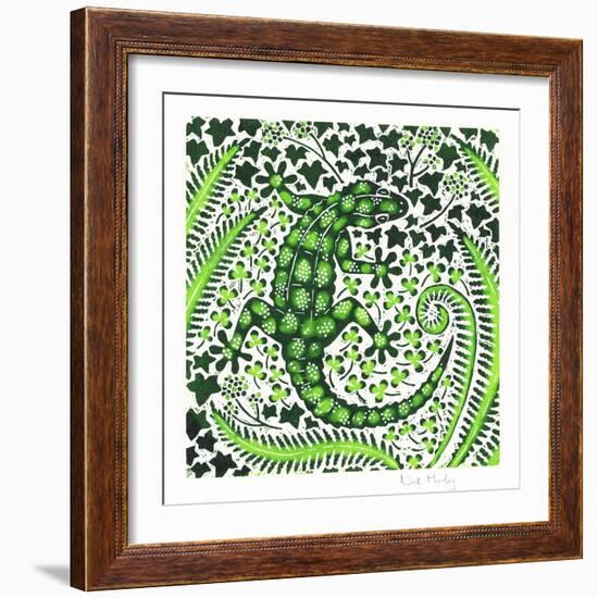 Green Gecko, 2002-Nat Morley-Framed Giclee Print