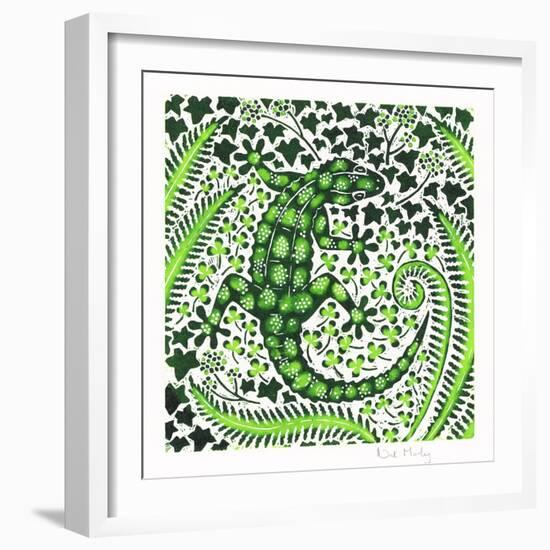 Green Gecko, 2002-Nat Morley-Framed Giclee Print
