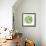 Green Globe Outline Made From Birds, Animals And Flowers Icons-Marish-Framed Art Print displayed on a wall