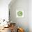 Green Globe Outline Made From Birds, Animals And Flowers Icons-Marish-Framed Art Print displayed on a wall