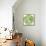 Green Globe Outline Made From Birds, Animals And Flowers Icons-Marish-Framed Stretched Canvas displayed on a wall