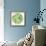 Green Globe Outline Made From Birds, Animals And Flowers Icons-Marish-Framed Premium Giclee Print displayed on a wall