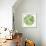 Green Globe Outline Made From Birds, Animals And Flowers Icons-Marish-Framed Premium Giclee Print displayed on a wall